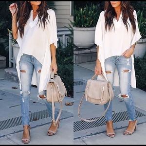 Distressed Boyfriend Fit Jeans